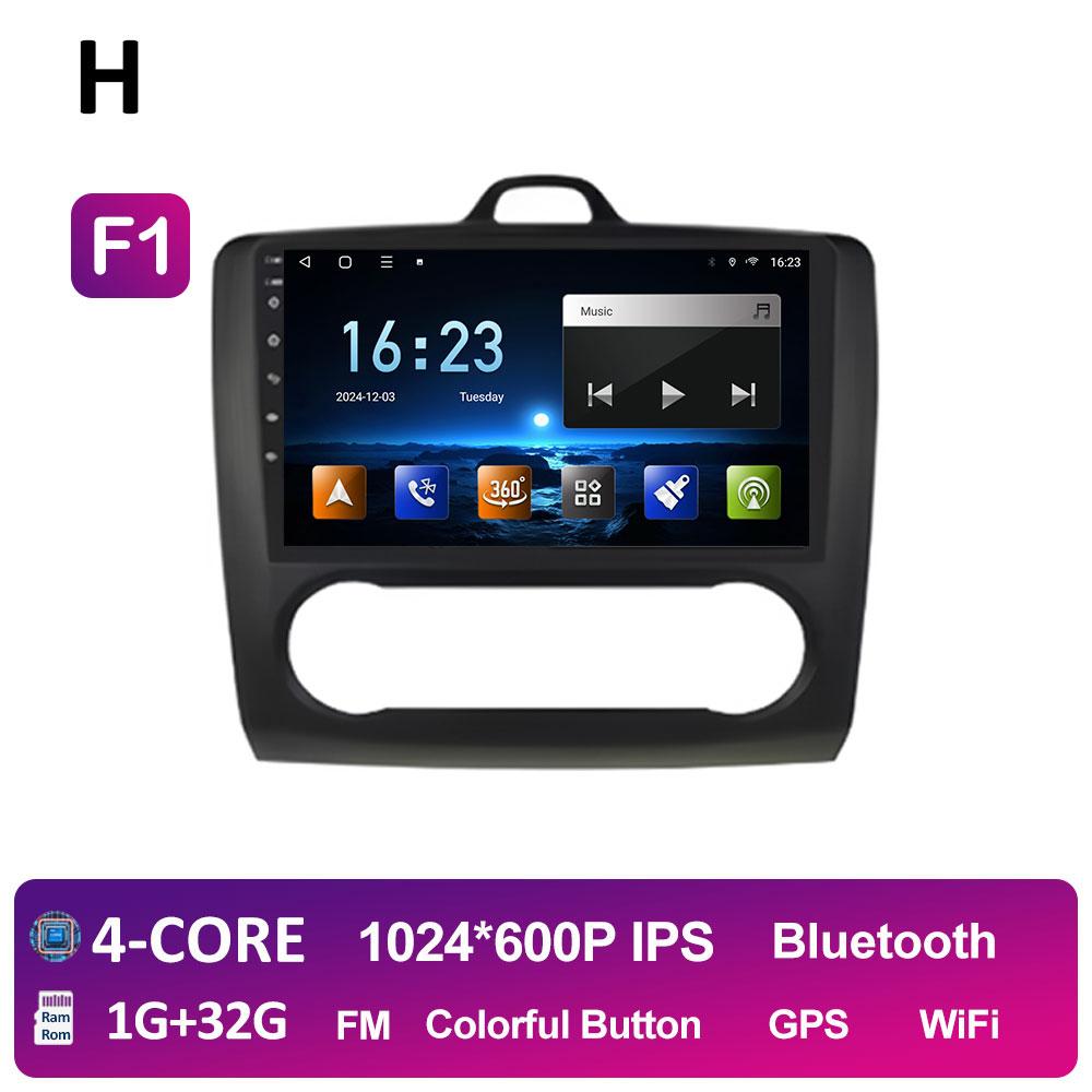 Android Auto Wireless Carplay For Ford Focus 2 3 Mk2 Mk3 2004 2005 2006 2007 2008 - 2011 Car Video Player 2.5D Touch Screen WIFI