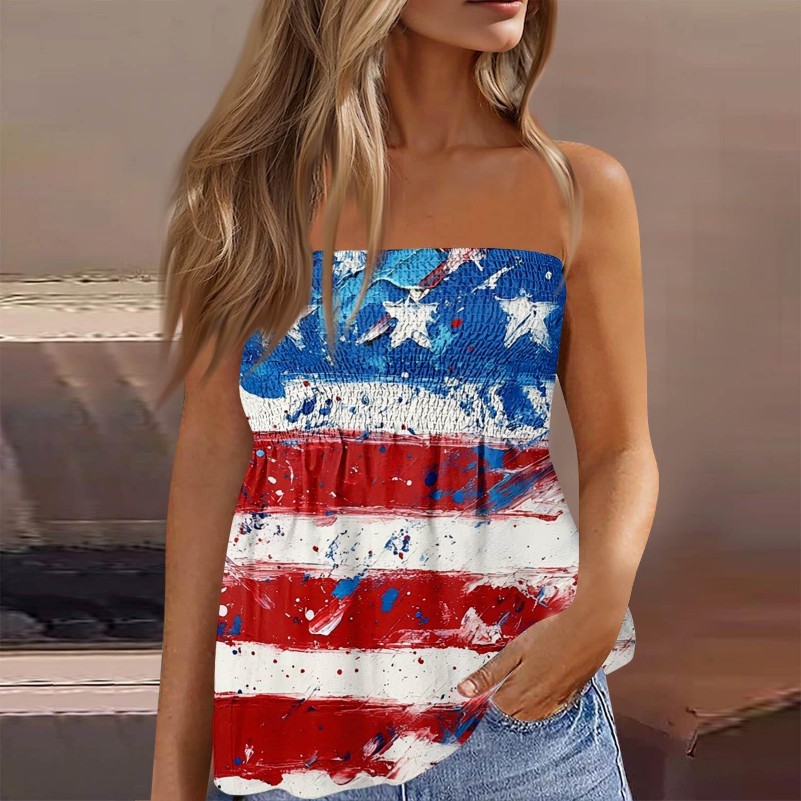 

Летние топы-трубы для женщин, милая сексуальная футболка без рукавов с принтом на открытых плечах S