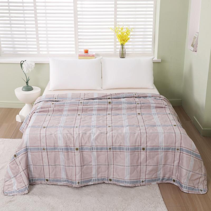 Summer Rabbit Flower Bear Print Air Conditioner Quilt With Gift Box Bedroom For
