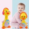 Musical Toy Simulate Sounds Gentle Light Baby Yellow Duck Electronic Story Machine Toy for Kindergarten