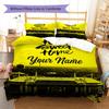 Custom Name BVB Bedding,Quilt Set Quilt Cover Pillowcase Home Birthday Gift(1 * duvet cover + 2 * pillowcase, without core) -HE49