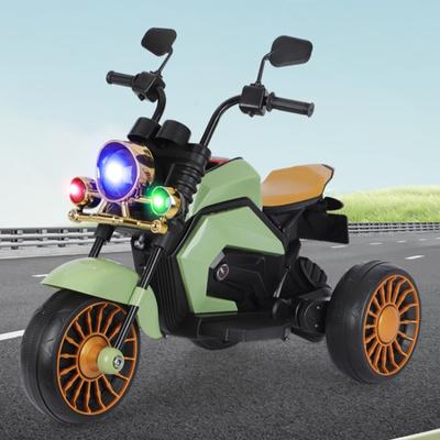 Motocicletă Electrică pentru Copii cu Muzică și Lumină LED Reîncărcabilă Vintage RC Triciclu pentru Copii Jucărie Harley Educație Timpurie pentru Băieți și Fete
