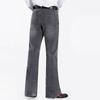 Men's Denim Flared Jeans Men's Mid Rise Stretch Light Blue Jeans