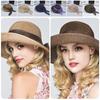 1Pcs Foldable Summer Sun Hat Vintage Casual Straw Cap New Women Hat  for Outdoor Travel Beach