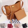 Timeless Leather Shoulder Messenger Bag Set For Women With Classic Appeal
