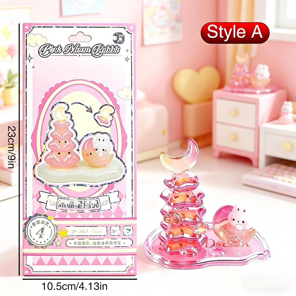 Kawaii Cartoon Animal Relief Stickers 3D Stackable DIY Craft Desktop Decoration