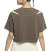 Nike Crop Tops Women's Umber Crew Neck Moderate DD5591-004