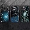 3D Vision Glass Shards Phone Case For iPhone 17,16,15,14,13,12,11 Plus,Pro Max,XS,Colored Silver Phone Case