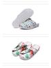 Women's Backless Cartoon Print EVA Slippers - Durable, Soft Sole Hospital Footwear