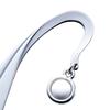 Noritake Bookmark with Bone China Charm, Approximately 13cm Long, Silver and Stainless Steel, MT-BM/MC15