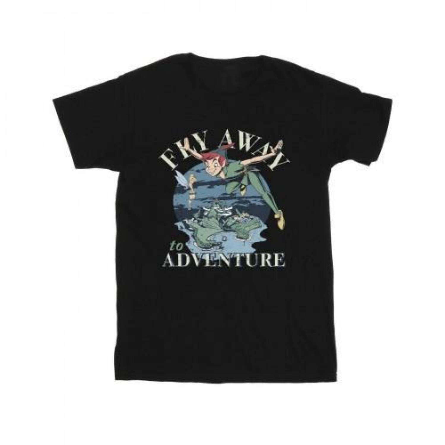 

Disney Mens Peter Pan Fly Away To Adventure T-Shirt S чёрный