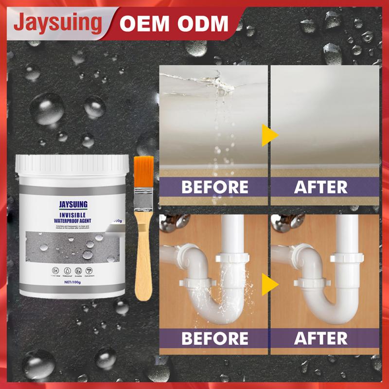 100ml Jaysuing Waterproof Sealant Roof Anti Leaking Agent Sealing Waterproofing Agent Paint Repair Walls Roofs Surfaces
