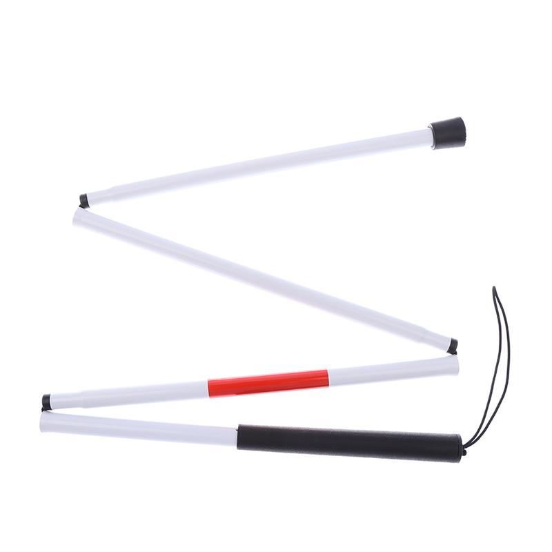 1 Stück Blindenstock Krücke Gehstock für Sehbehinderte Aluminium Faltbarer Rollator Mobilitätshilfe