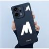 For OPPO Reno14 Pro 5G Cover Case Lucky Initial Letter Couple Silicone Soft Matte Phone Bumper for Oppo Reno 14 Pro 5G Casing