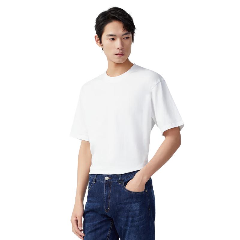 

Hodo Men s Pure Cotton Heavyweight Short Sleeve T-Shirt 175/92A