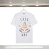 Unisex Cotton T-Shirt With Digital Print Letter Loose Fit Casual Wear