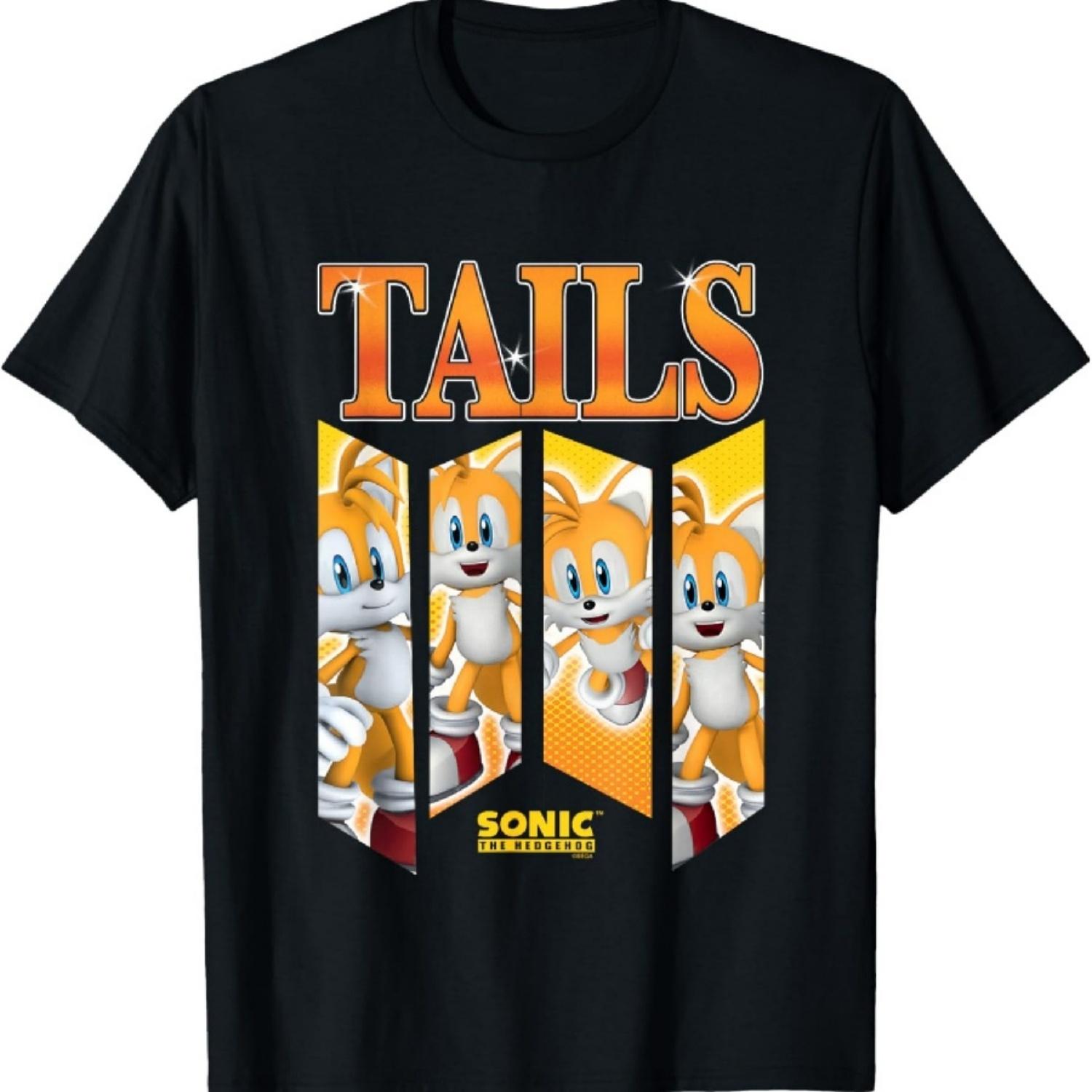 Футболка Sonic The Hedgehog Tails Панели Скорость и Блеск S