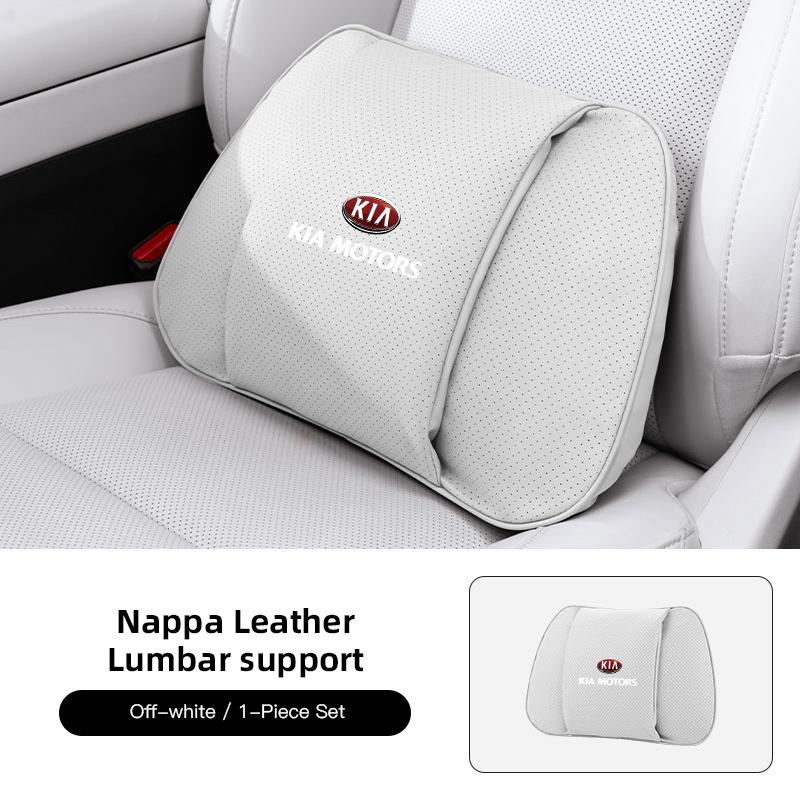 Car Headrest Neck Pillow Lumbar Cushion Set Breathable Soft For KIA K3 Sportage Carnival K5 Seltos Pegas KX1 EV5 Sonet EV6 K4 K8