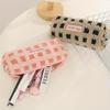 Waffle Lamb Plush Pen Bag Japanese INS Style Pencil Pouch Small Student Stationery Storage Bag School Supplies