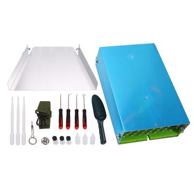 50 Inch Foldable Aluminum Alloy Sluice Box, 18Pcs Gold Panning Kit, Portable Gold Mining Equipment for River, Stream,