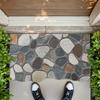 High Quality Pebble Silk Ring Floor MATS, Easy-to-maintain, Dirt-resistant and Wear-resistant Door MATS for Home Entrance Foyers, Bathroom Floor MATS