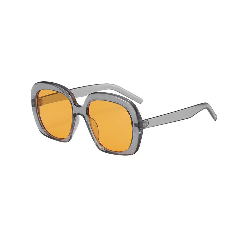 European & American High-End Women's Large Square Frame Fashion Sunglasses