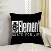 E-Element Skateboards Boardsport Logo Pillow Gift Home Office Decoration Bedroom Sofa Car Cushion Cover case 45x45