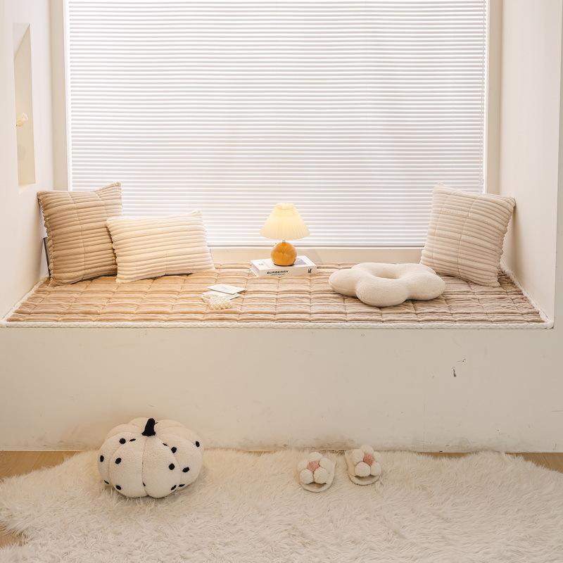 Wholesale Cream Wind Bay Window Mat, Window Sill Mat, Winter Thickened Balcony Seat Cushion  New Bay Window Transformation Artifact