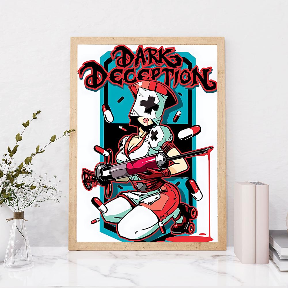Thrilling D-Dark DeceptionS Poster Custom PP Poster Thickened Wall Sticker For Home Decoration