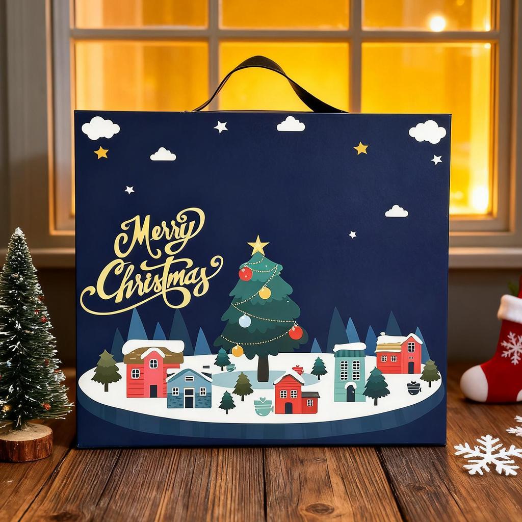 Christmas Advent Boxes Christmas Calendar Box 24 Days Empty Refillable Compartments For Kids Teen Adult Birthday Halloween
