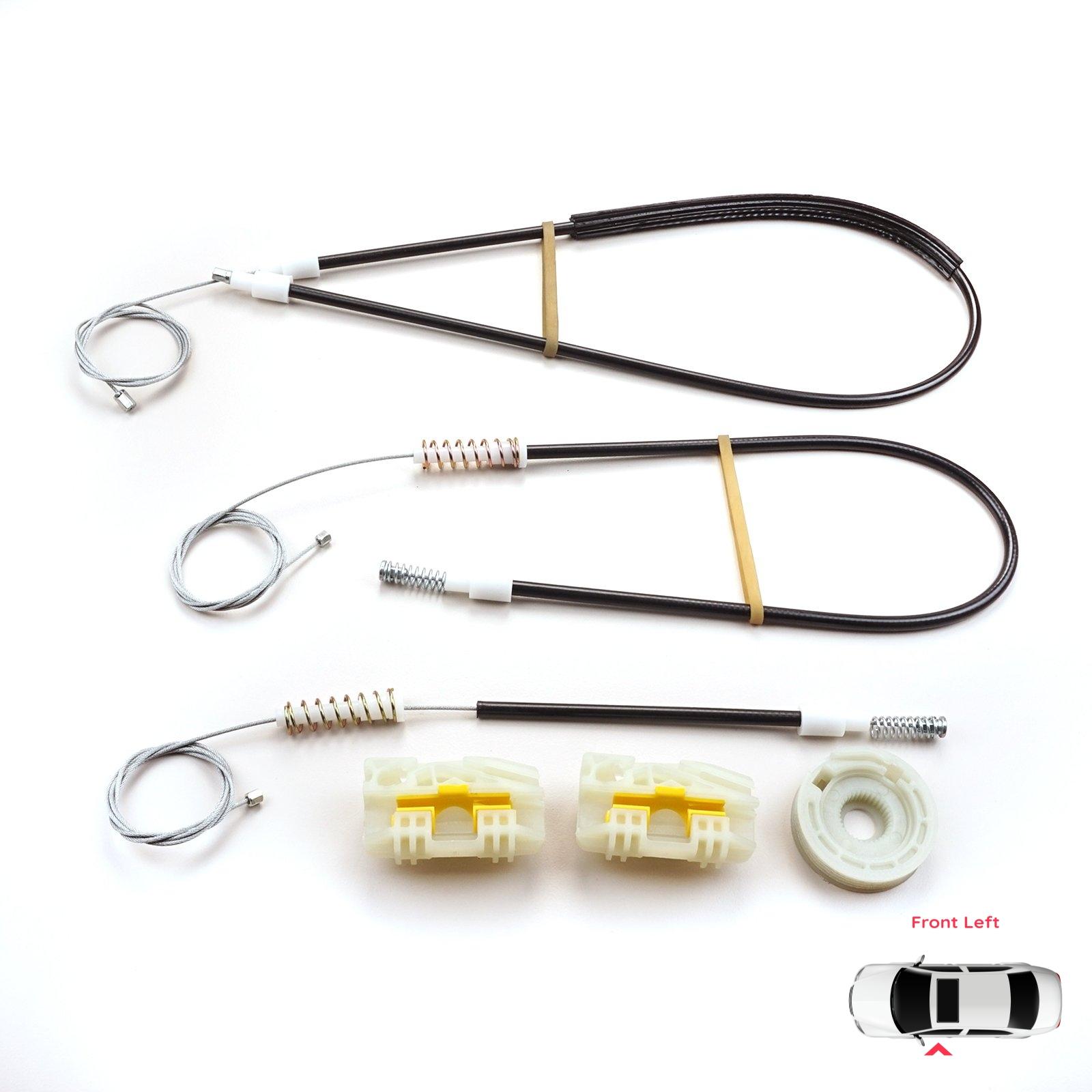 

BWR836 Комплект для ремонту склопідйомника передніх лівих дверей для Land Rover Freelander 1997-2006 з надміцними кліпсами