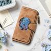 Octopus Pattern Long Wallet Casual Fashion Multi Slot Portable Purse for Daily Use