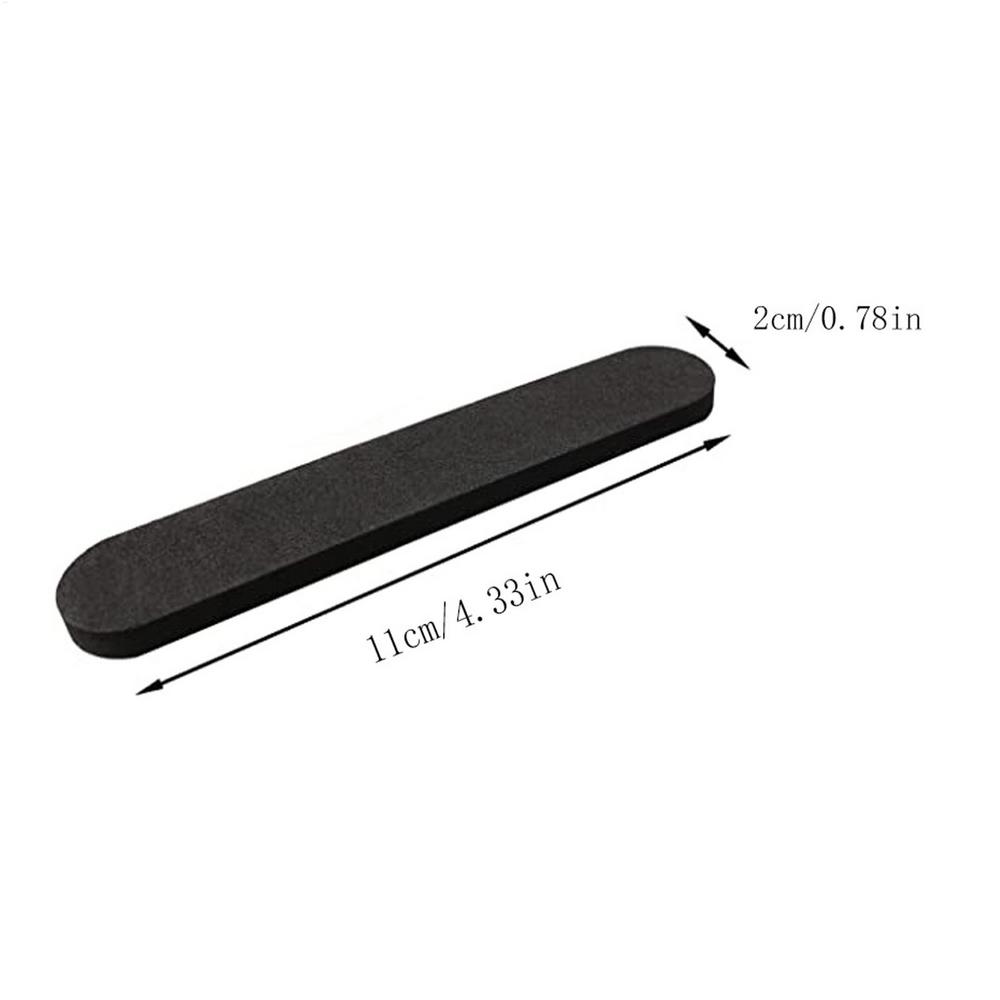 10Pc Hat Sweat Absorber Stickers Liner Bands Sweatband Visor Hat Size Reducer Caps Anti-dirty Strips Pads Tape Black/White Color