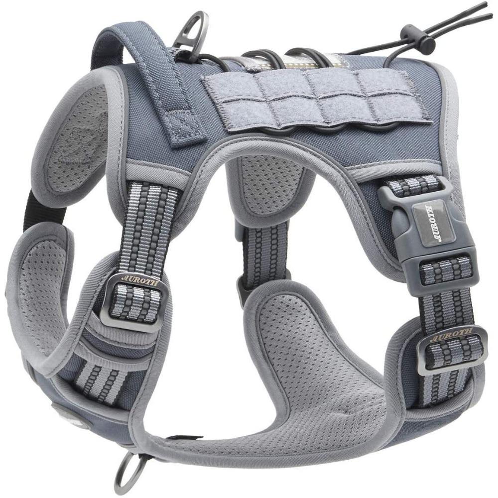 Nylon dog chest strap medium and large dog tactical dog strap leash anti-strangulation pet chest and back collar