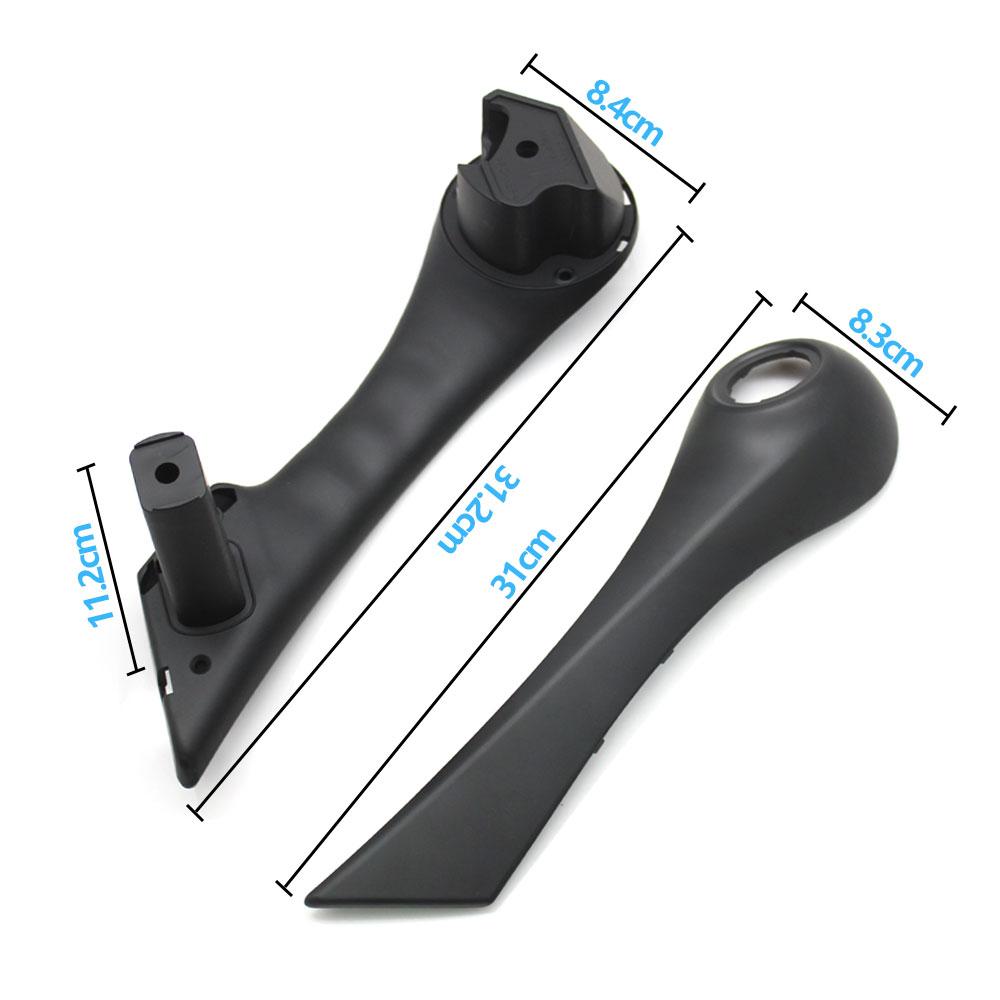 2PCS Car Inner Door Left Right Pull Grab Inner Handle Outer Cover For Renault Megane 2 MK2 X84 2002-2008 8200297158 8200297171