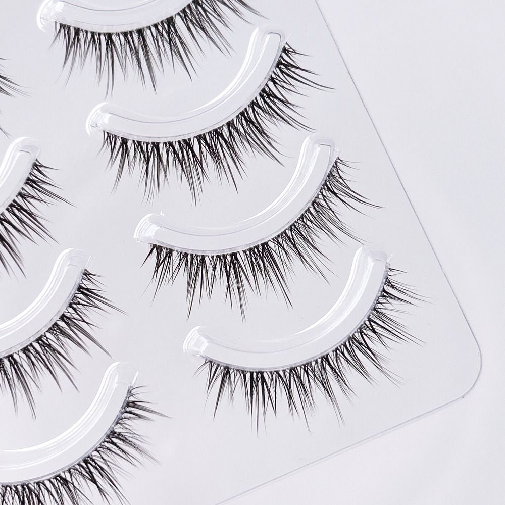 Thai Style Eye Lashes Soft Wispy Eye Makeup Tools 3D Mink False Eyelashes  Eyelashes Extension