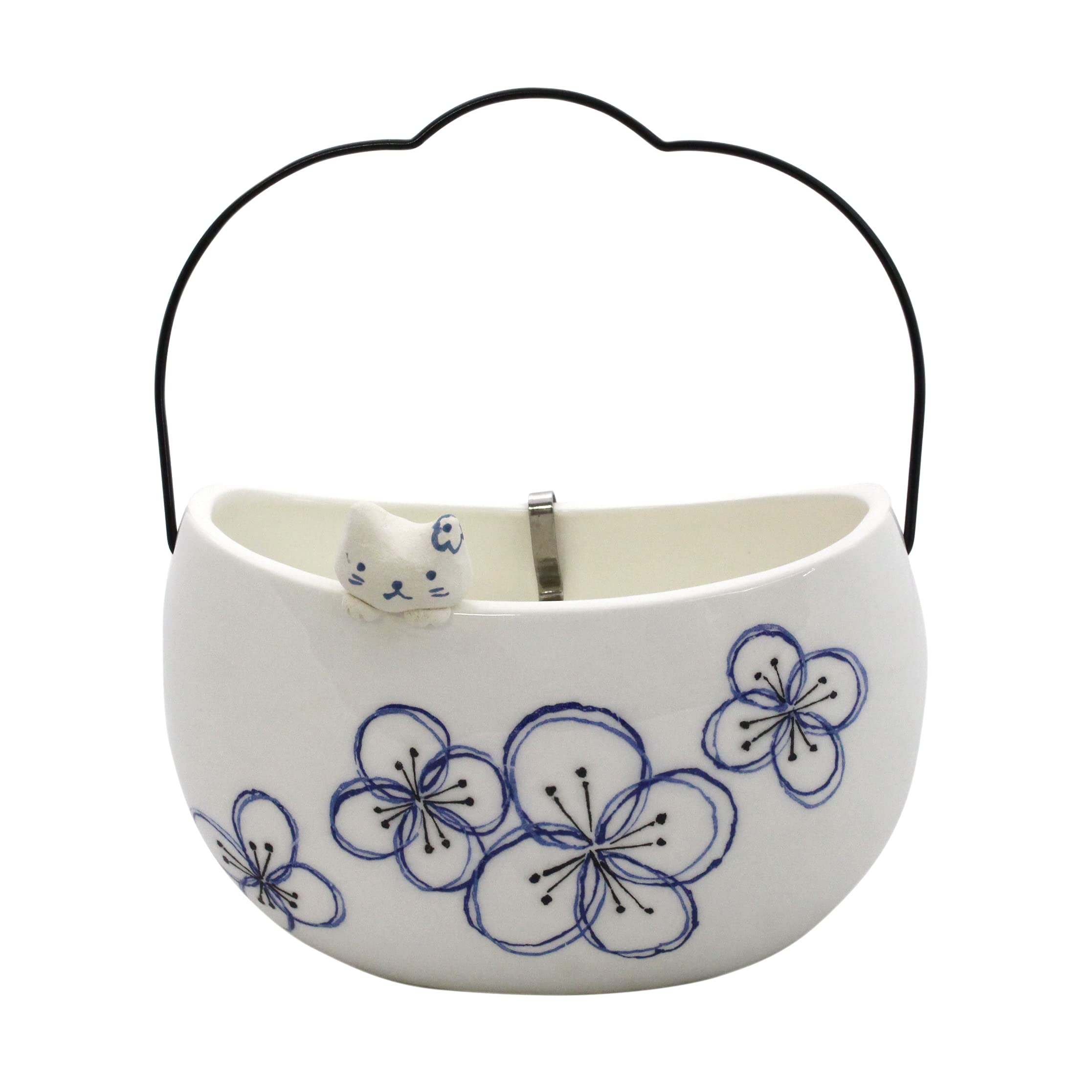 

Craftsman House Mosquito Coil Dyed Cat Incense Pot Holder, (Flower)