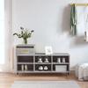 VidaXL Shoe Cabinet Sonoma Grey 102x36x60 Cm Engineered Wood 831362