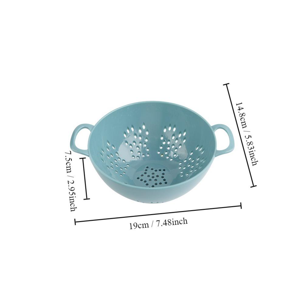 6 Inch Vegetable Strainer Plastic Fruit Draining Basket Durable Food Colander  Kitchen