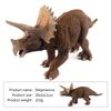 English Picture Details Dinosaur World Figure Doll Model Toy Triceratops Broken Mouth Dragon Ornament