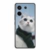 For Redmi Note 13 pro Case Pink Phone Case Fashion Silicone TPU Soft Back Cover Redmi Note 13 Pro Flower Capa 6.67" Cats Coque