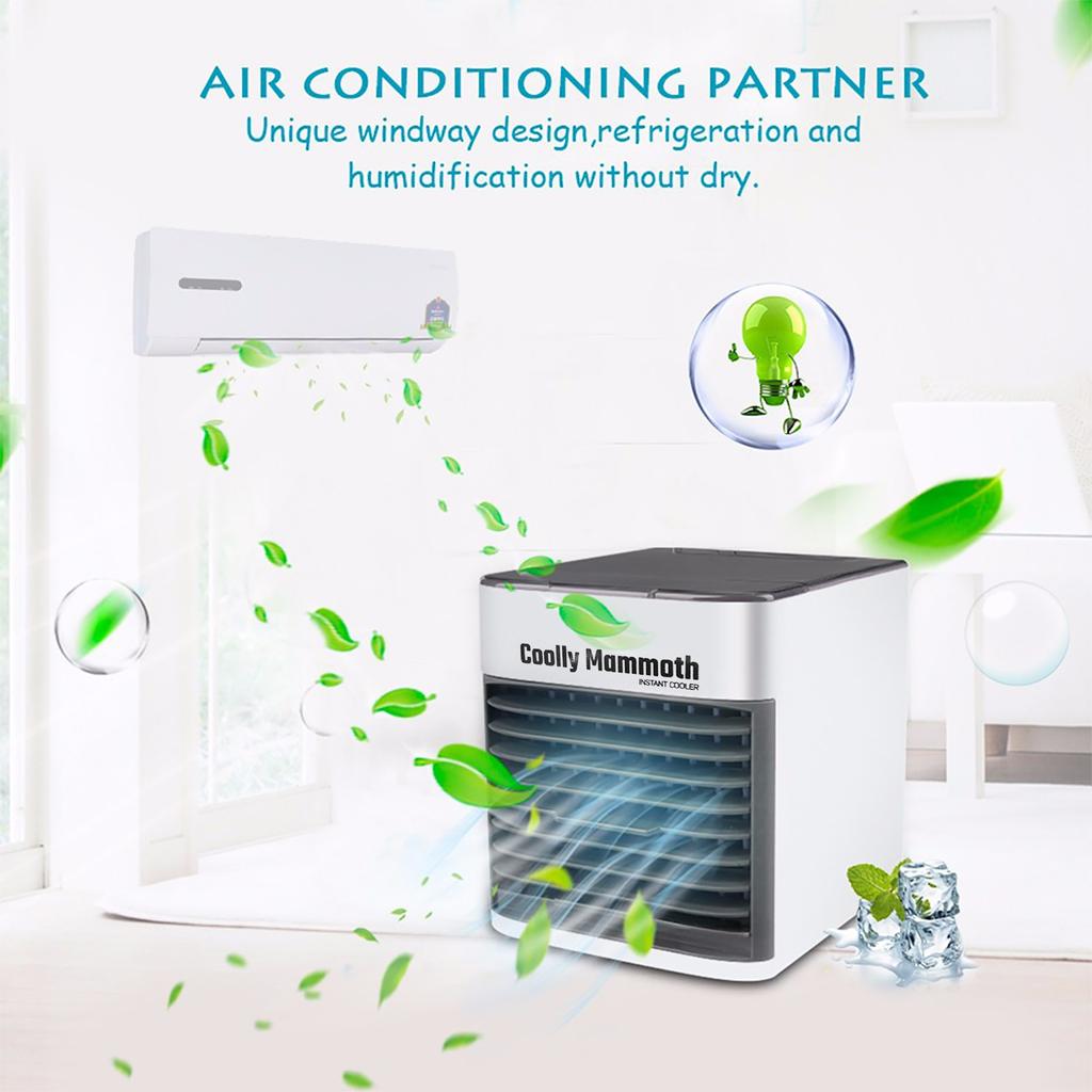 USB Portable Colorful Conditioner Humidifier Cooler Upgraded Mute