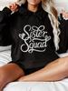 This Cozy And Adaptable Hoodie for Sister Groups Is Perfect for Any Season, Showcasing a Women'S Style Adorned with a Heart Motif.