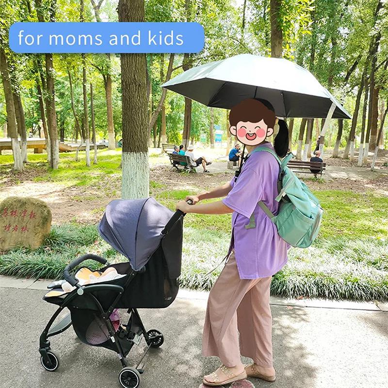 Backpack Umbrella Clip Handsfree Holder Outdoor Backpack Use Umbrella Support Mount Hiking Fixed Umbrella Holding Device