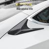 Tesla Model 3 Rear Window Carbon Fiber Decorative Trim Sticker