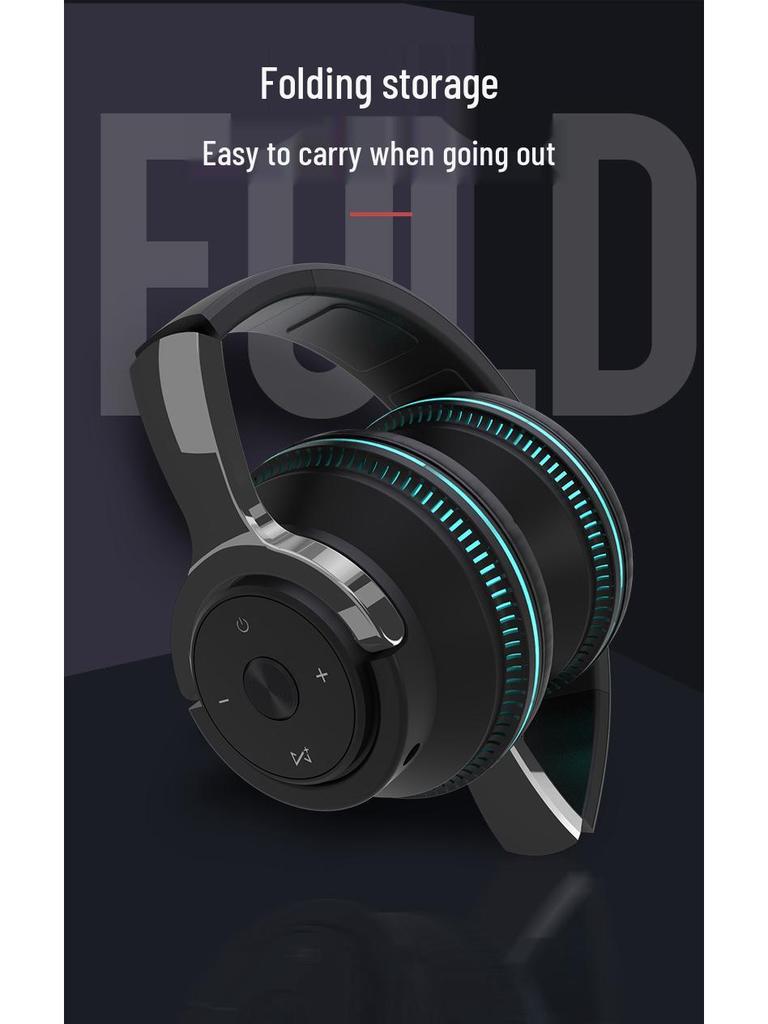 Luminous H2 Wireless Bluetooth Over-Ear Headphones with Heavy Bass