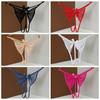 Open Crotch Thongs Mesh Womens Briefs Hollow Sexy Thongs for Women Naughty Sex  For Women