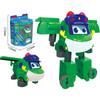 Transformation ABS Gogo Bus Toys Vehicle 3 Changeable Face Expression Action Figures Deformation Ambulance/Police/Fireman Slide