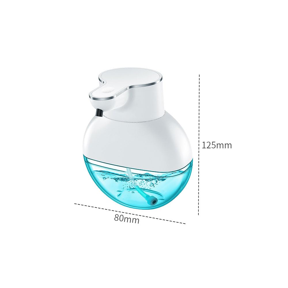 M8 Automatic Sensor Soap Dispenser, Smart Foam Cleaner, Wall-Mounted Soap Dispenser, Foam Cleaner, Gift Idea (White Material Model [Foam])