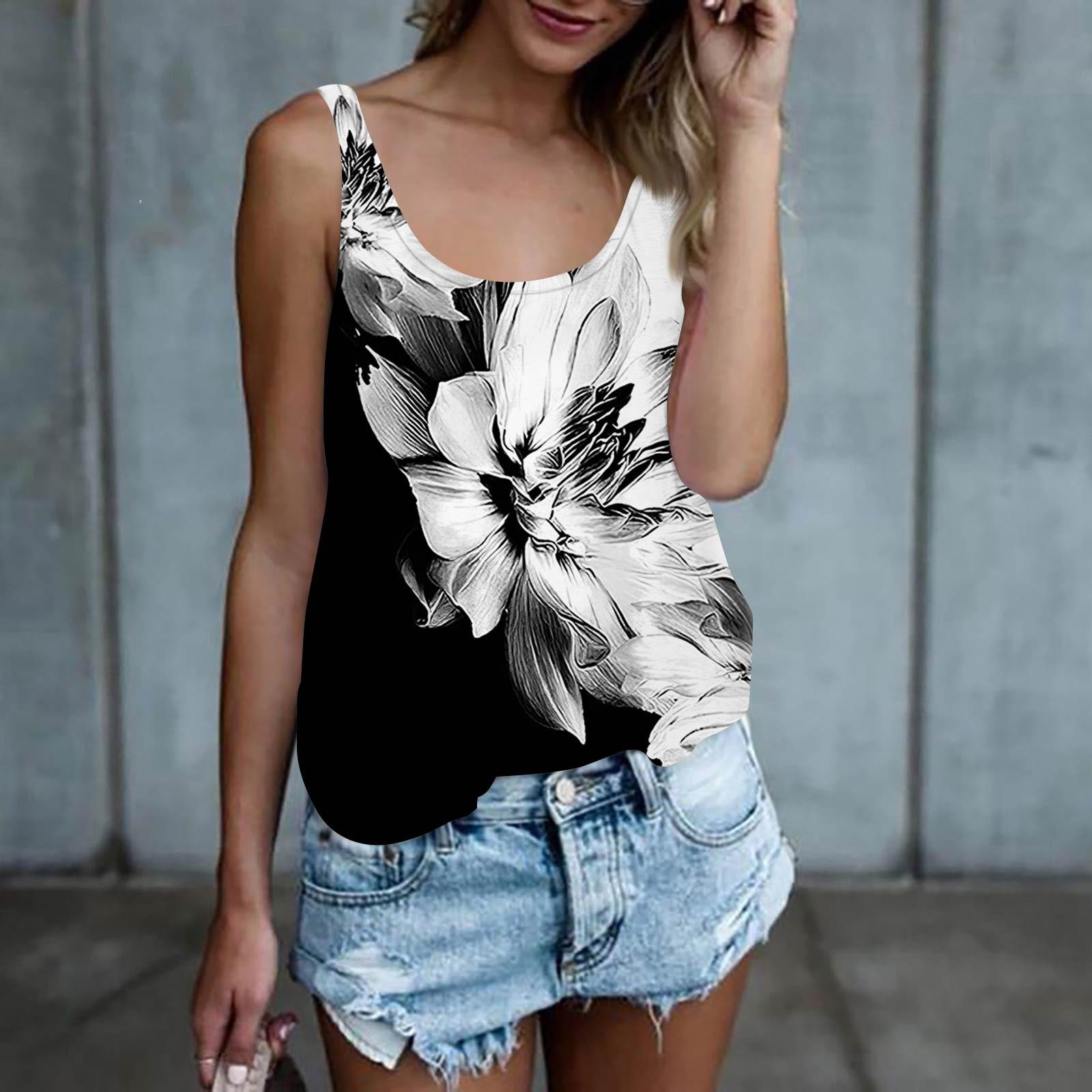 

Женская майка, нарядные повседневные рубашки, летние свободные майки, милая модная одежда, блузки без рукавов XL